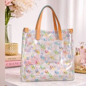 Dooney & Bourke Multicolor Transparent Tote